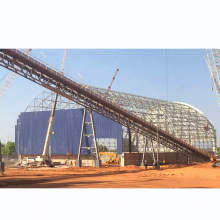 Steel Structure Bolt Ball Connected Coal Storage Space Frame Roof Shed